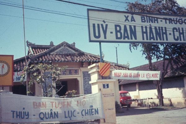 Ban Tuyển Mộ Thủy-Quân Lục-Chiến Xã Bình Trước thuộc quận Đức Tu, tỉnh Biên Hòa 1965